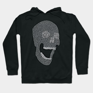 Leave a happy skull B/W Hoodie